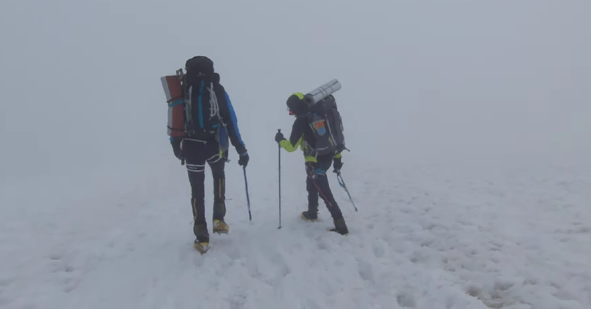 Pico Lenin Bajada de C2 a C1