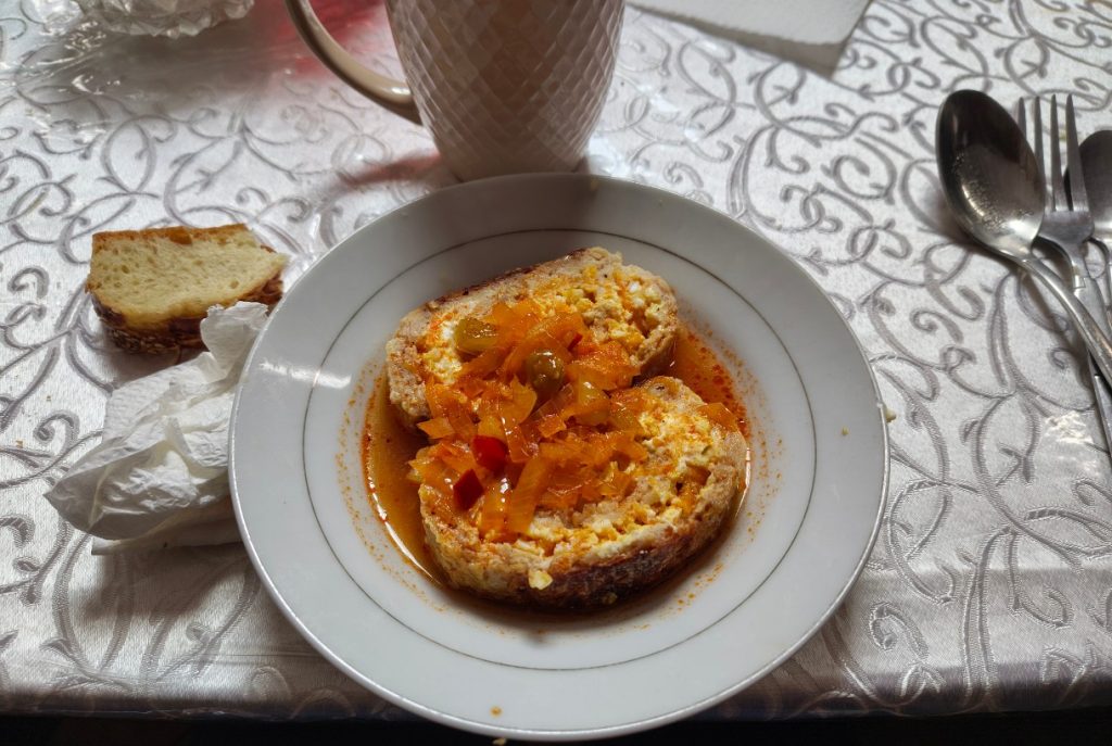 Comida Descanso Pico Lenin Kirguistan Expedicion