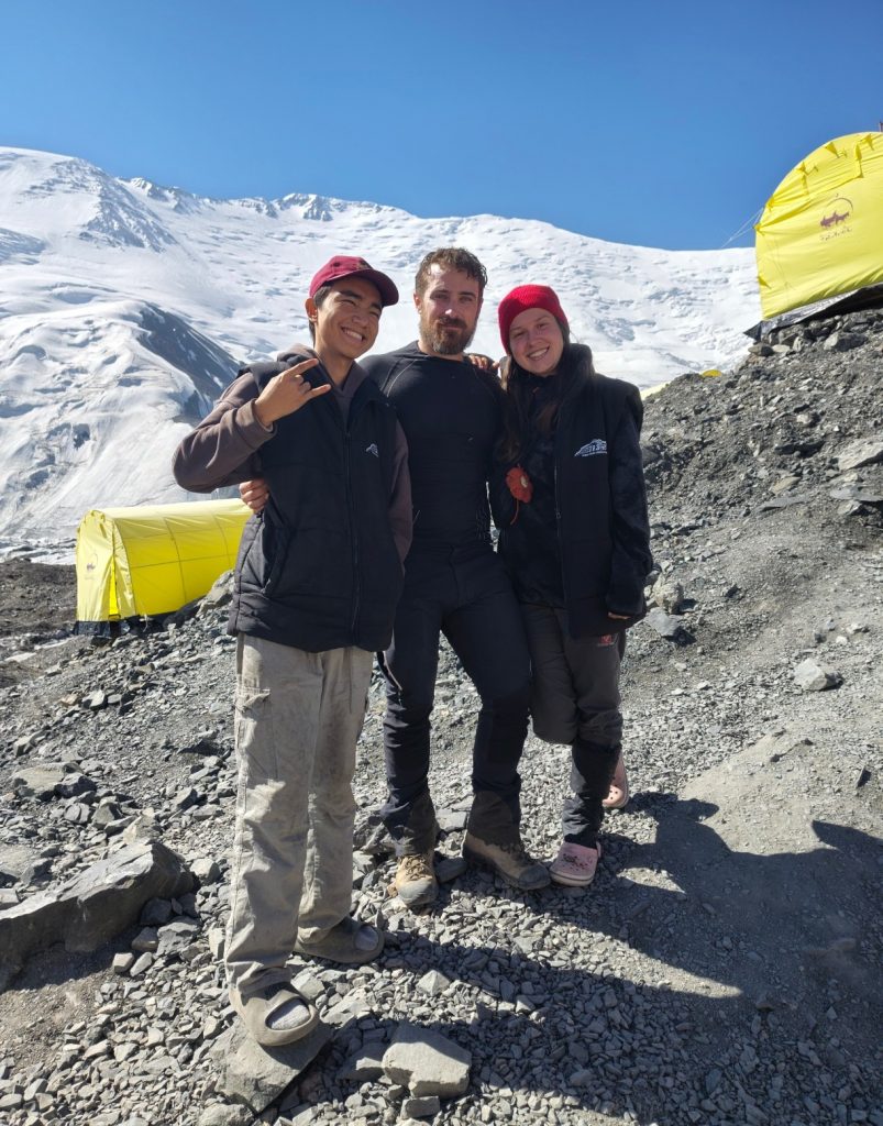 Comida Descanso Pico Lenin Kirguistan Expedicion