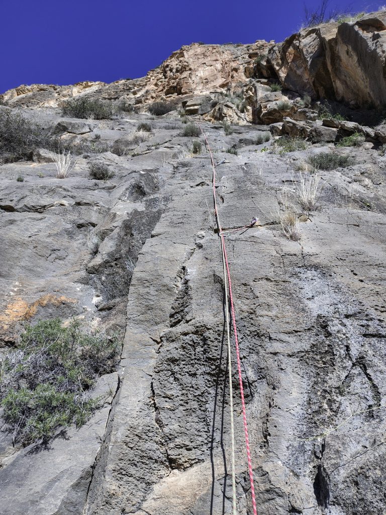 Primer Largo Escalada Pilier Central